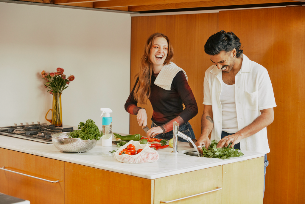 Wash your veges with Pleasant State!